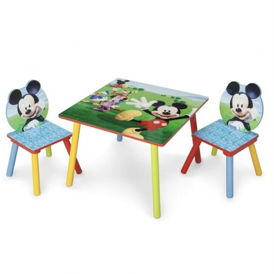 Mickey Mouse Wooden Kids’ Table and Chairs Mickey Mouse Wooden Kids’ Table and Chairs