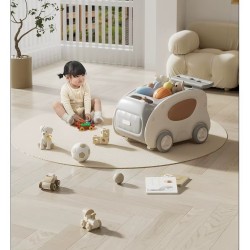 Kids Push or Pull 1 Seater Cozy Car Ride, Purple