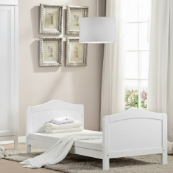 Allen2 Wooden 3 in 1 Convertible Crib, White