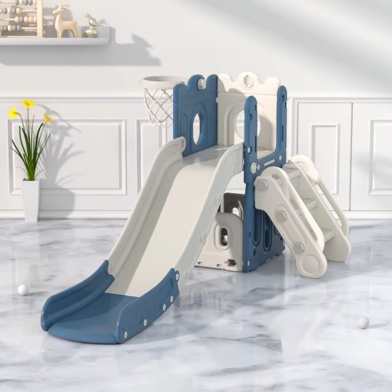 Suplay Multifunctional Swing Slide and Climber, White Blue Suplay Multifunctional Swing Slide and Climber, White Blue