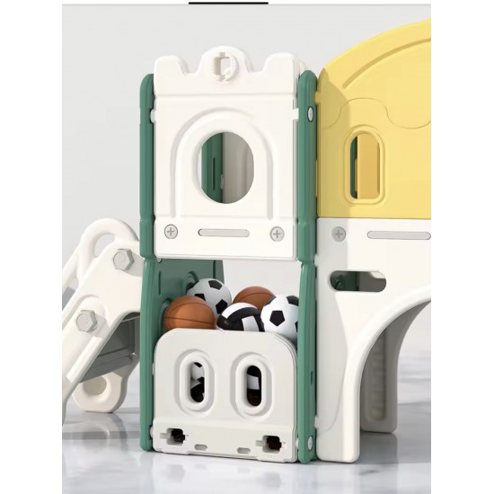 Suplay Multifunctional Swing Slide and Climber, White Blue Suplay Multifunctional Swing Slide and Climber, White Blue