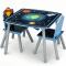 Delta Space Adventures Kids Table and Chair Set with Storage 