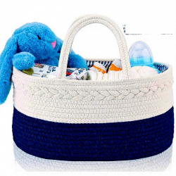 BUBBAS Diaper Caddy, Blue