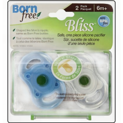 Born Free BPA-Free Bliss Orthodontic Pacifier,  6M+