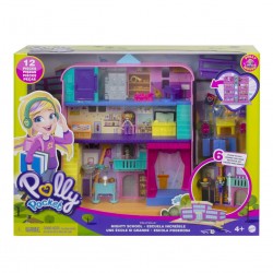 Polly Pocket Pollyville Mighty Middle School Playset