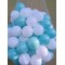 Multicolored Ocean Balls, 100pcs, Blue/White