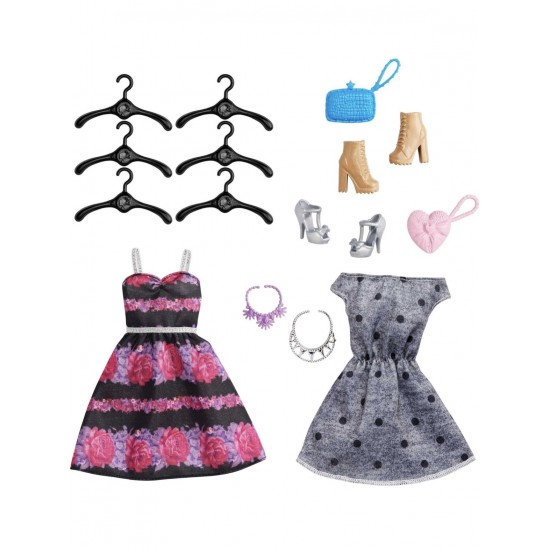 Barbie Fashionistas Doll & Ultimate Closet Playset with 15 Accessories