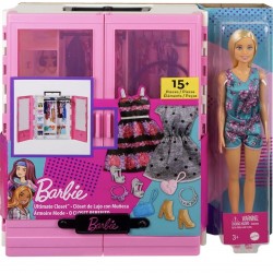 Barbie Fashionistas Doll & Ultimate Closet Playset with 15 Accessories