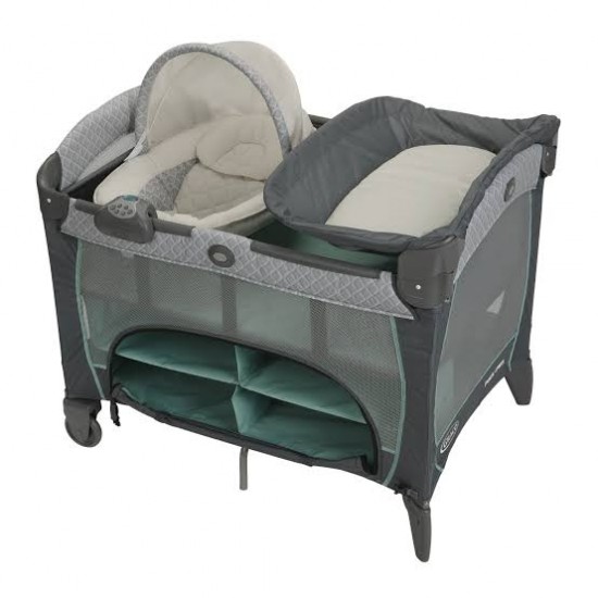 Graco Pack and Play Playard Newborn Napper DLX Manor Collection