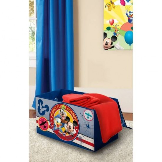 Mickey Mouse Canvas Fabric Toy Box