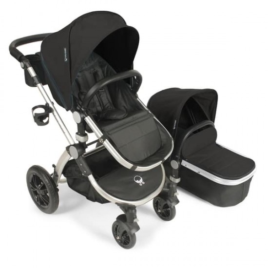 Babyroues Letour Avant Stroller With Bassinet and Rain Protection, Black Babyroues Letour Avant Stroller With Bassinet and Rain Protection, Black