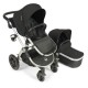 Babyroues Letour Avant Stroller With Bassinet and Rain Protection, Black Babyroues Letour Avant Stroller With Bassinet and Rain Protection, Black
