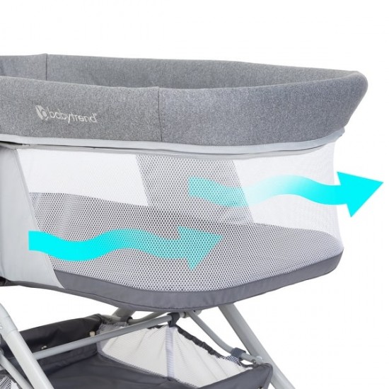 Baby Trend Quick-Fold 2-In-1 Rocking Bassinet