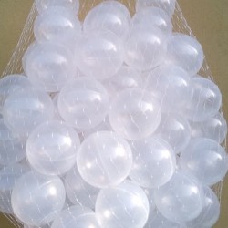 Multicolored Ocean Balls, 100pcs, White Multicolored Ocean Balls, 100pcs, White