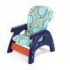Badger Basket Envee II Baby High Chair with Play Table Conversion - Blue/Orange