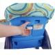 Badger Basket Envee II Baby High Chair with Play Table Conversion - Blue/Orange