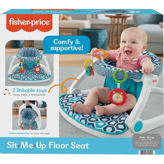 Fisher-Price Portable Baby Chair, Sit-Me-Up Floor Seat, Honeycomb