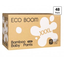 ECO BOOM Toddler Potty Training Pants, Bamboo Viscose, Hypoallergenic for Sensitive Skin, Eco Friendly Pull Ups for Boys and Girls, Size 7 Suitable for 17kg+ (XXXL - 48 Count)
