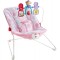 Fisher-Price Pink Ellipse Baby Bouncer with Vibrating Seat and Toy Bar