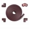 Sharp Edge Bumper Pad & Edge Protector Combo Set, Brown