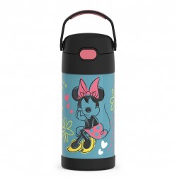Thermos 12oz Funtainer Bottle Blue Minnie Mouse Thermos 12oz Funtainer Bottle Blue Minnie Mouse