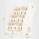 7 Tier Bear Bookshelf with Bins