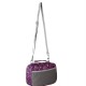 J World Cody Lunch Bag With Shoulder Strap- Love Purple J World Cody Lunch Bag With Shoulder Strap- Love Purple