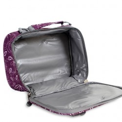 J World Cody Lunch Bag With Shoulder Strap- Love Purple J World Cody Lunch Bag With Shoulder Strap- Love Purple