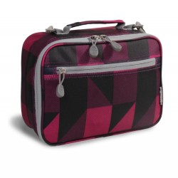 J World Cody Lunch Bag With Shoulder Strap- Block Pink