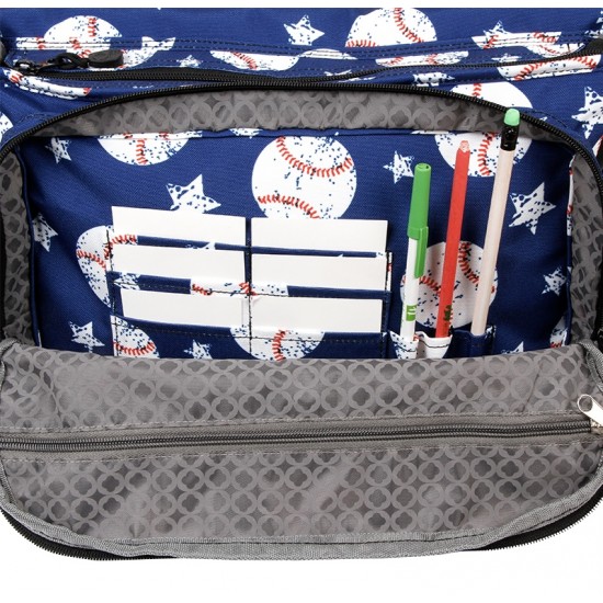 J World Terry Messenger Shoulder Bag, Baseball J World Terry Messenger Shoulder Bag, Baseball