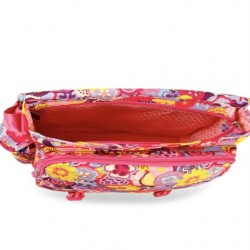 J World Terry Messenger Shoulder Bag, Poppy Pansy J World Terry Messenger Shoulder Bag, Poppy Pansy