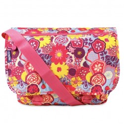J World Terry Messenger Shoulder Bag, Poppy Pansy J World Terry Messenger Shoulder Bag, Poppy Pansy