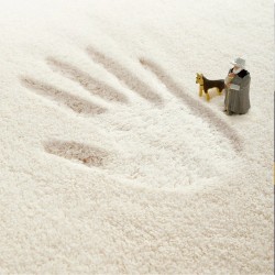 Round Accent Children’s Area Rug, Polar Bear