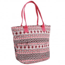 J World Lola Insulated Lunch Tote Bag, Skandi Pink