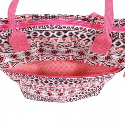 J World Lola Insulated Lunch Tote Bag, Skandi Pink