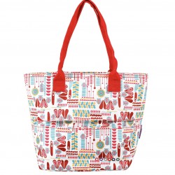 J World Lola Insulated Lunch Tote Bag, Heart Factory