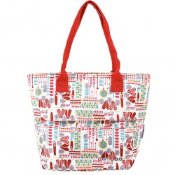 J World Lola Insulated Lunch Tote Bag, Heart Factory J World Lola Insulated Lunch Tote Bag, Heart Factory