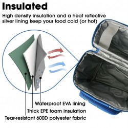 J World Insulated Corey Lunch Bag, Little Star
