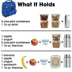 J World Insulated Corey Lunch Bag, Little Star J World Insulated Corey Lunch Bag, Little Star