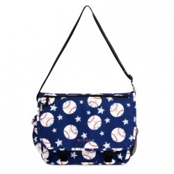 J World Terry Messenger Shoulder Bag, Baseball