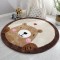 Round Accent Children’s Area Rug, Polar Bear