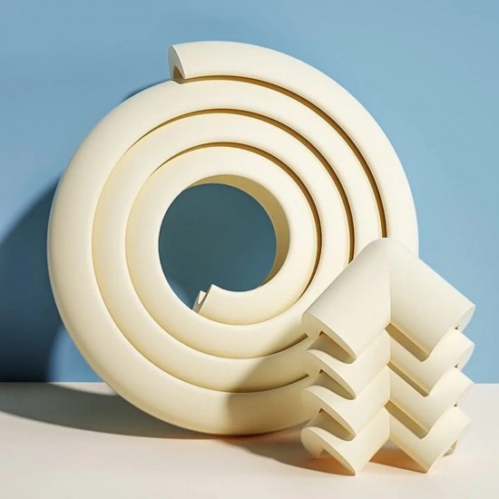 Sharp Edge Bumper Pad & Edge Protector Combo Set, Beige Sharp Edge Bumper Pad & Edge Protector Combo Set, Beige