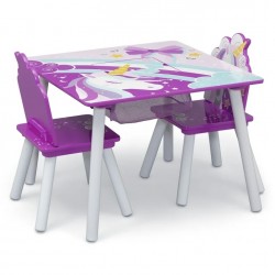 Delta Children Unicorn Kids Table and Chair Set with Storage Delta Children Unicorn Kids Table and Chair Set with Storage