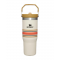 Stanley IceFlow Varsity Flip Straw Tumbler, Cream