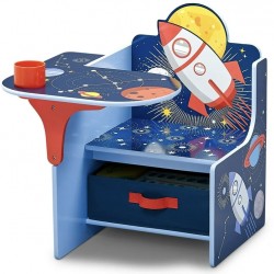 Delta Children Space Adventures Chair Desk with Storage Bin 