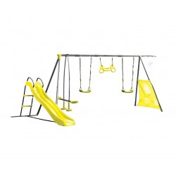 Metal Garden 7 Function Swing Set Metal Garden 7 Function Swing Set