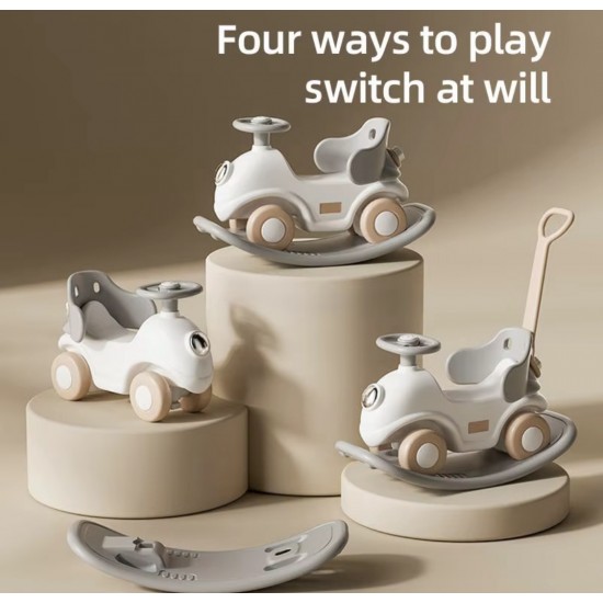 Suplay 4 in 1 Rocking Camel with Push Handle