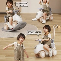 Suplay 4 in 1 Rocking Camel with Push Handle