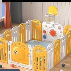 Bubbas 10 Panel Playpen, Yellow Bubbas 10 Panel Playpen, Yellow