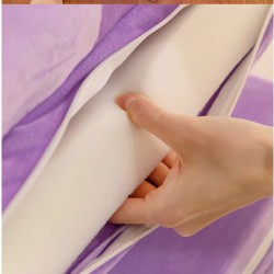 Plush 3-in-1 Foldable Kids Sofa, Lilac